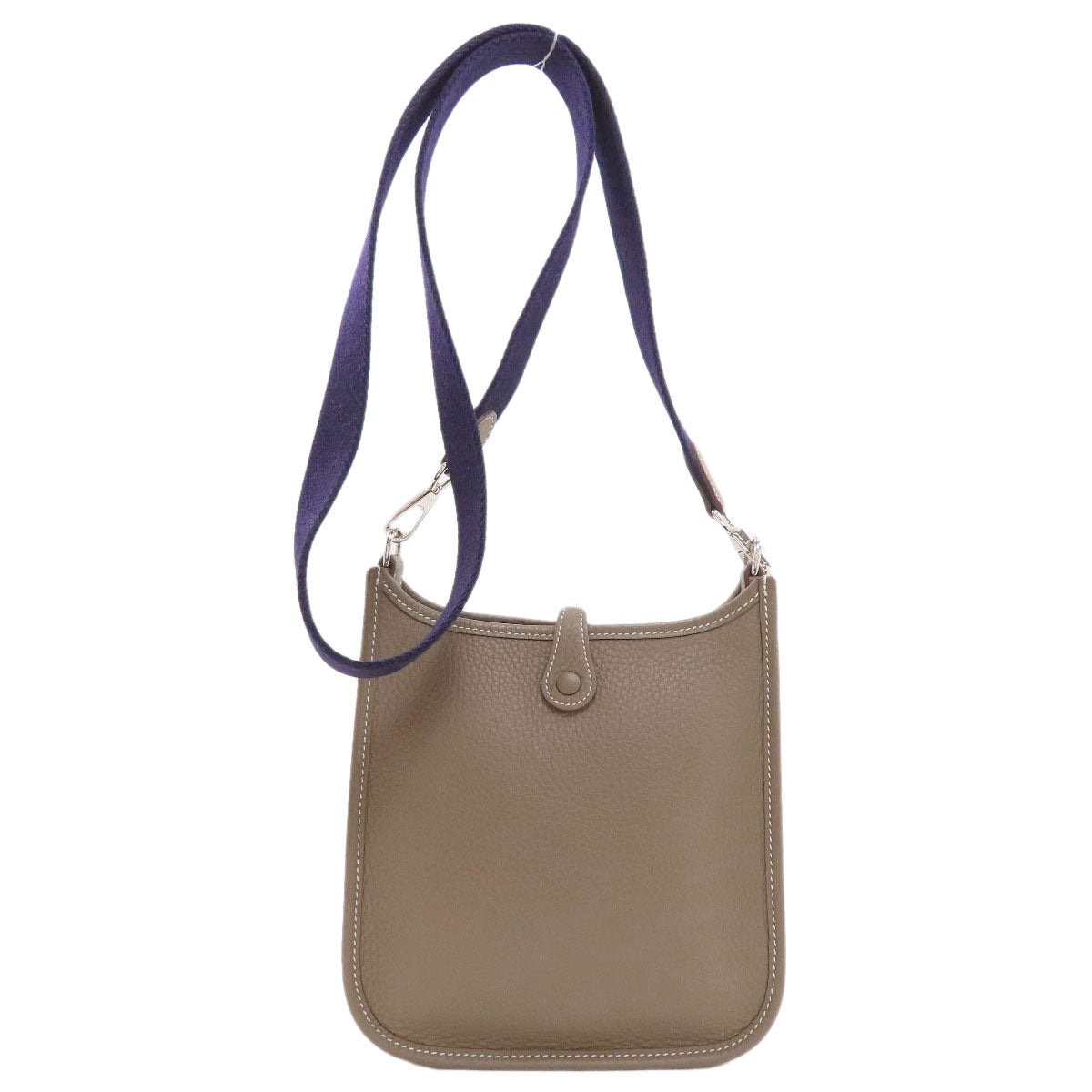 HERMES Evelyne TPM Etoupe SilverHardware Shoulder Bag Taurillon Clemence Ladies [Used]