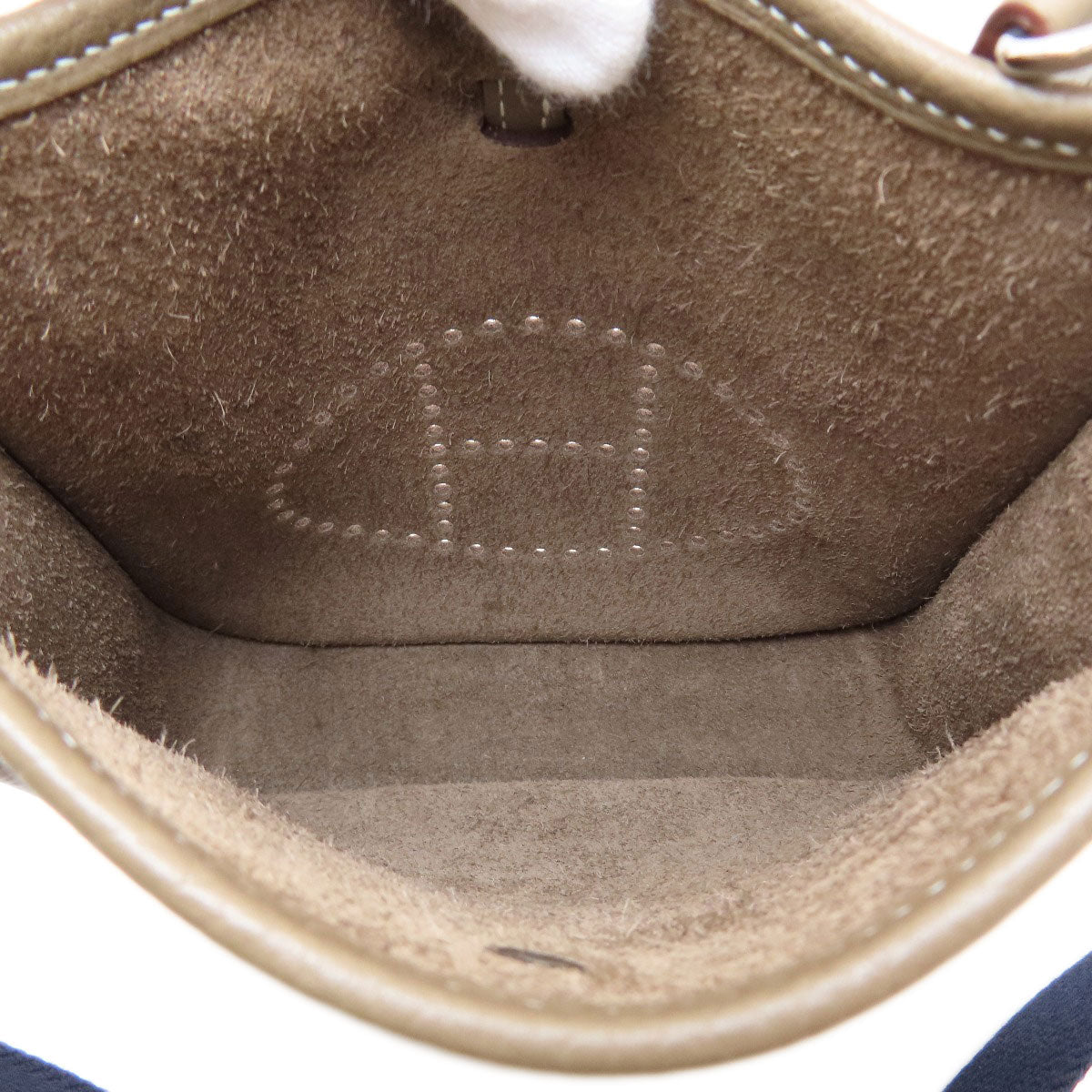 HERMES Evelyne TPM Etoupe SilverHardware Shoulder Bag Taurillon Clemence Ladies [Used]