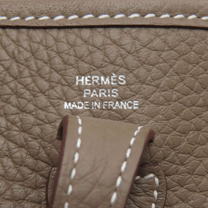 HERMES Evelyne TPM Etoupe SilverHardware Shoulder Bag Taurillon Clemence Ladies [Used]
