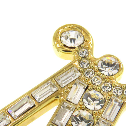 MAX MARA Initials M Bear Brooch Metal Ladies [Used]