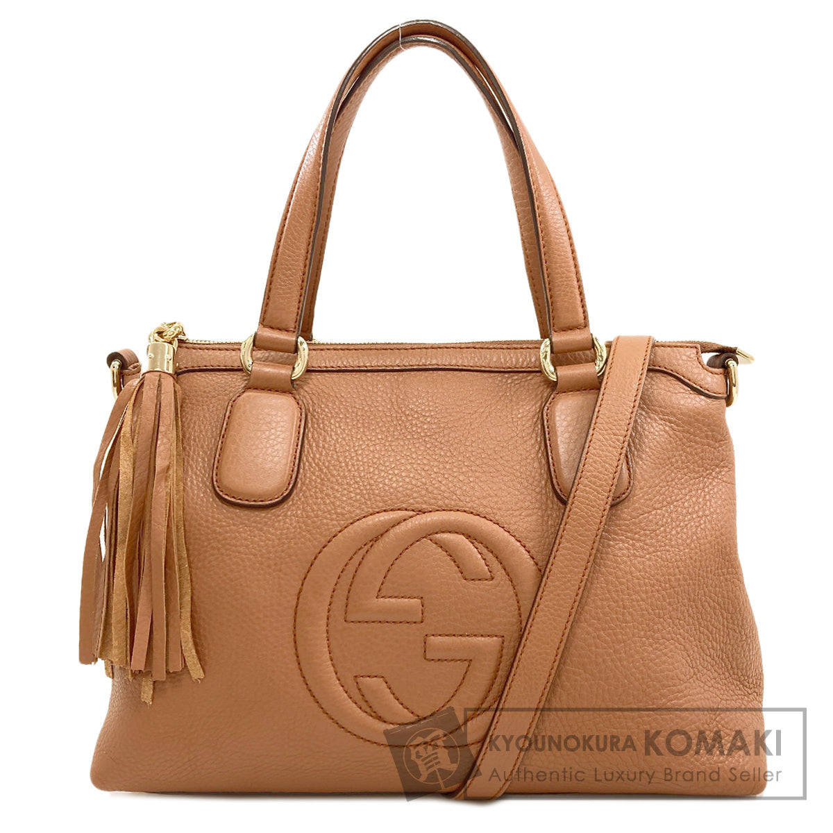 GUCCI 308362 Soho interlocking G 2WAY Handbag Calf Ladies [Used]