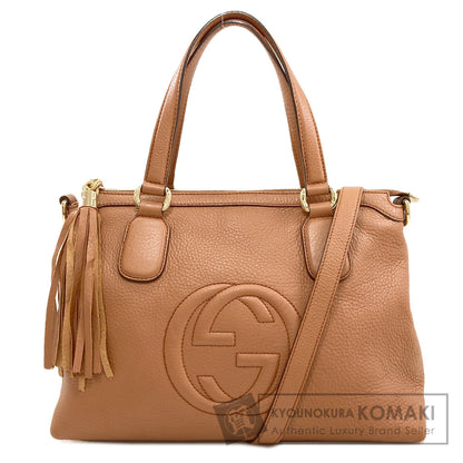 GUCCI 308362 Soho interlocking G 2WAY Handbag Calf Ladies [Used]