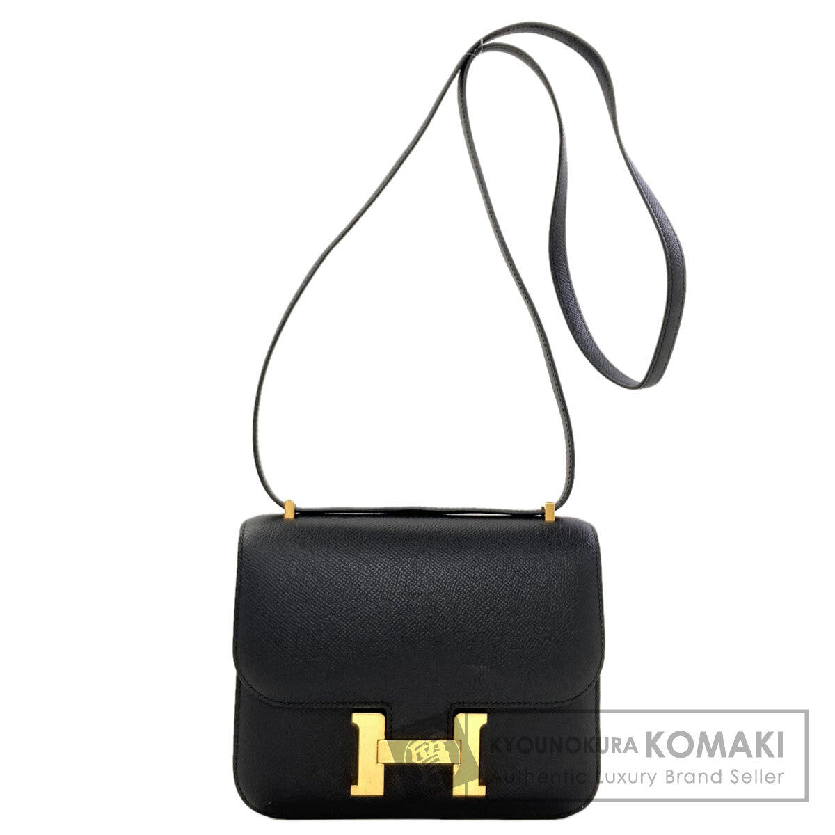 HERMES Constance Mini 18 Gold Hardware Shoulder Bag Epsom Ladies [Used]
