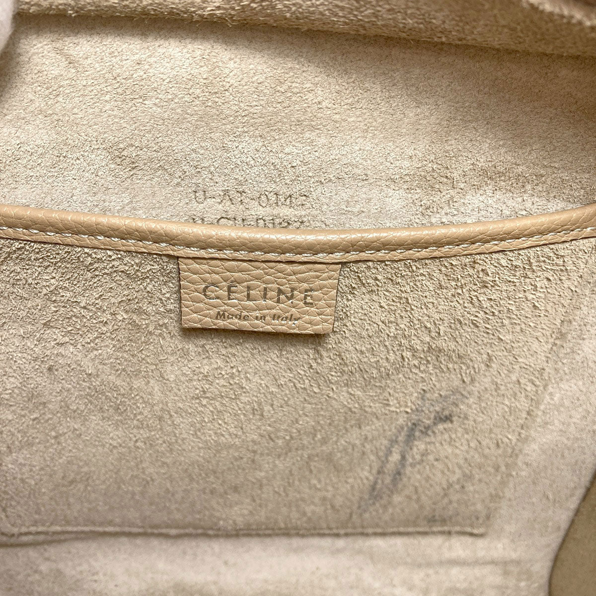 CELINE Luggage nano 2 WAY Handbag Calf Ladies [Used]