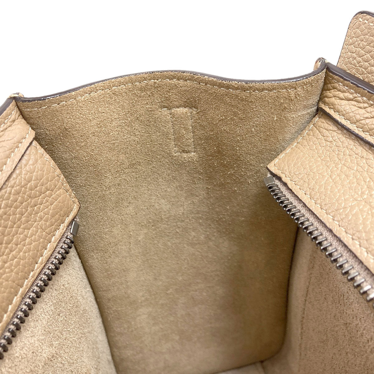 CELINE Luggage nano 2 WAY Handbag Calf Ladies [Used]