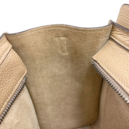 CELINE Luggage nano 2 WAY Handbag Calf Ladies [Used]