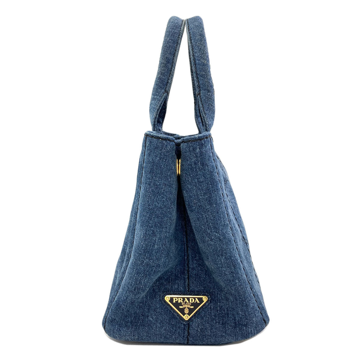 PRADA 1BG439 Canapa mini 2 WAY Handbag Denim Ladies [Used]