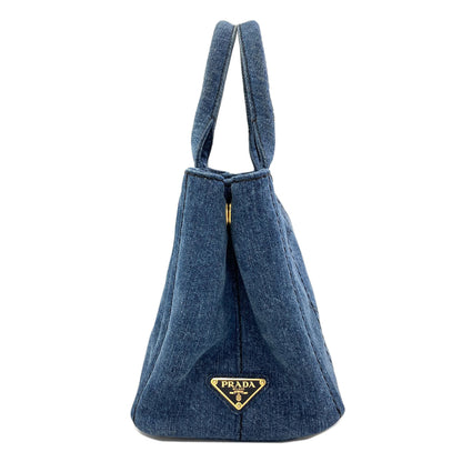 PRADA 1BG439 Canapa mini 2 WAY Handbag Denim Ladies [Used]