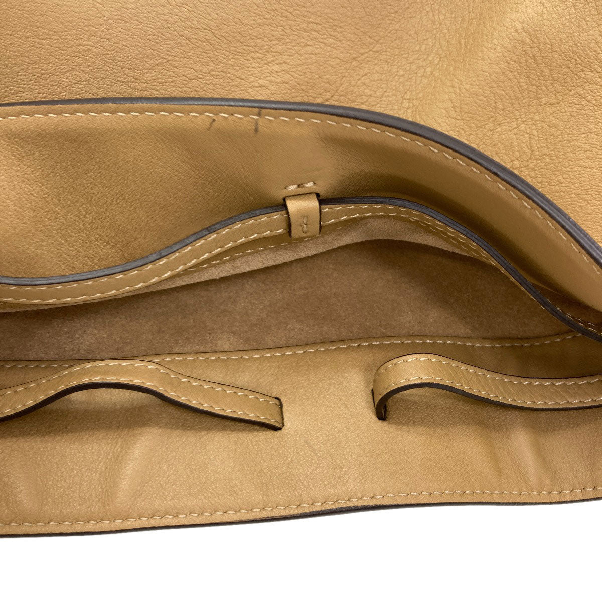 CELINE Small drawstring Shoulder Bag Calf Ladies [Used]