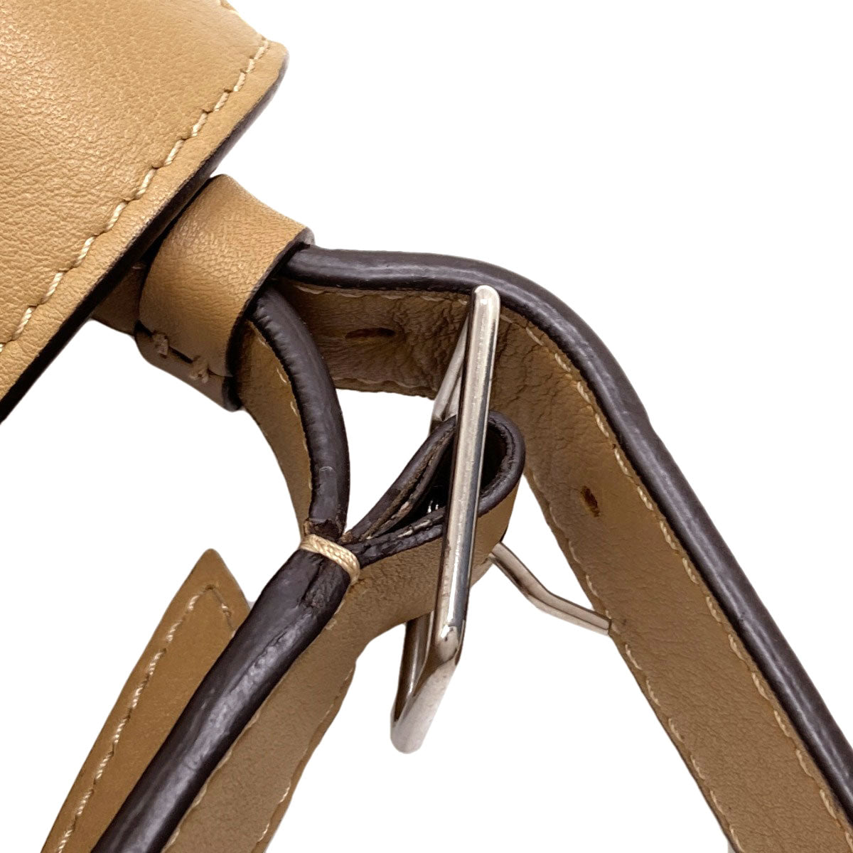 CELINE Small drawstring Shoulder Bag Calf Ladies [Used]