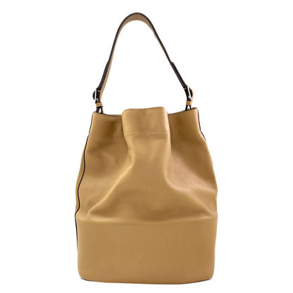 CELINE Small drawstring Shoulder Bag Calf Ladies [Used]