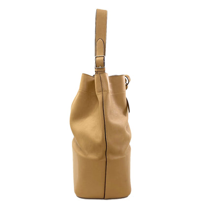 CELINE Small drawstring Shoulder Bag Calf Ladies [Used]