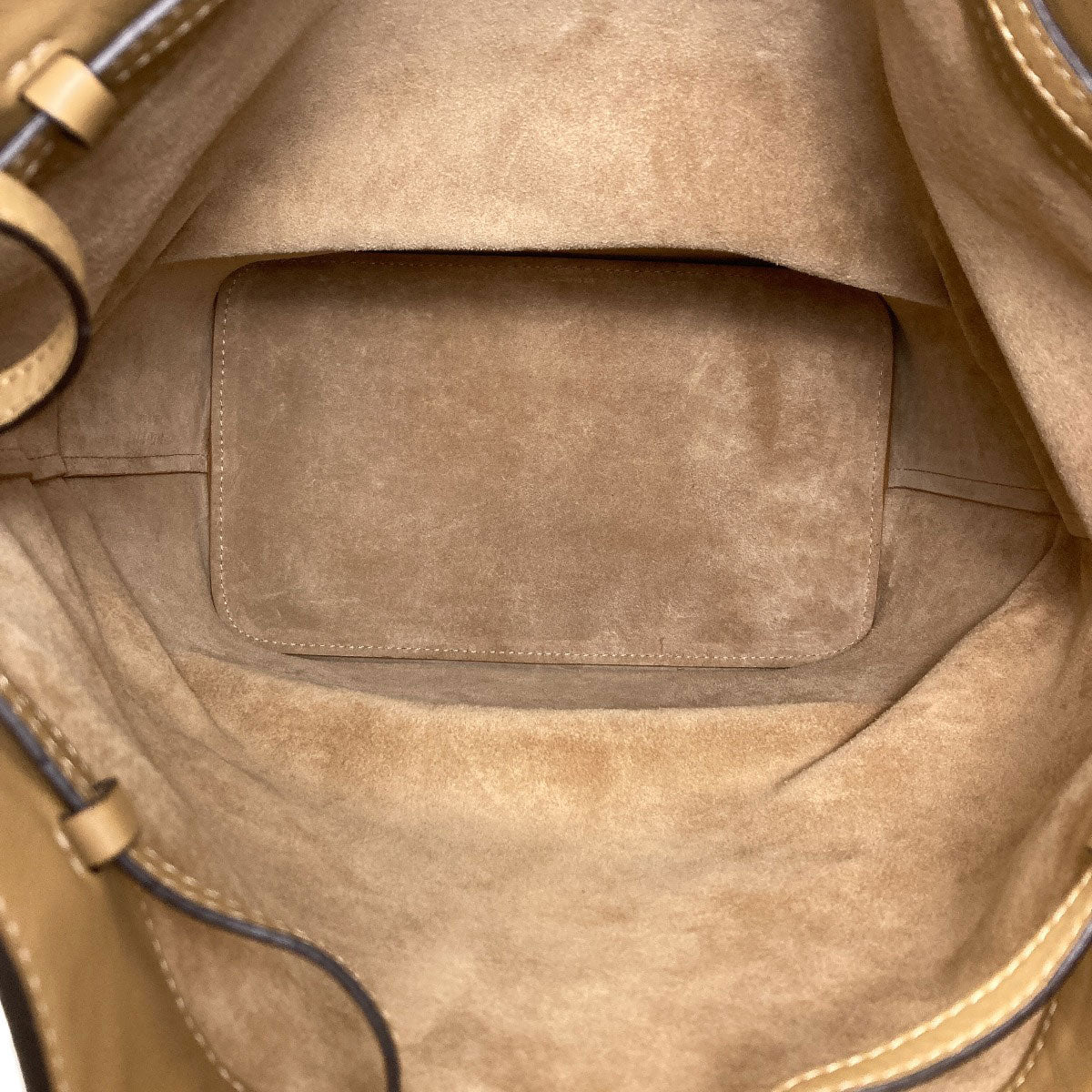 CELINE Small drawstring Shoulder Bag Calf Ladies [Used]