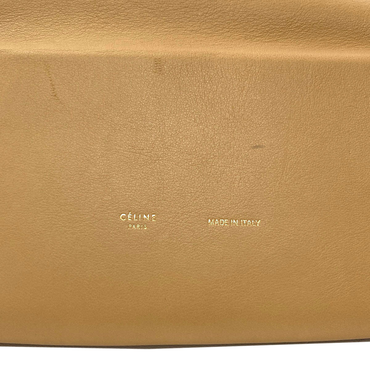 CELINE Small drawstring Shoulder Bag Calf Ladies [Used]