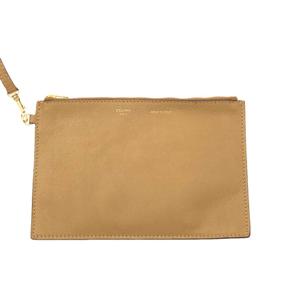 CELINE Small drawstring Shoulder Bag Calf Ladies [Used]