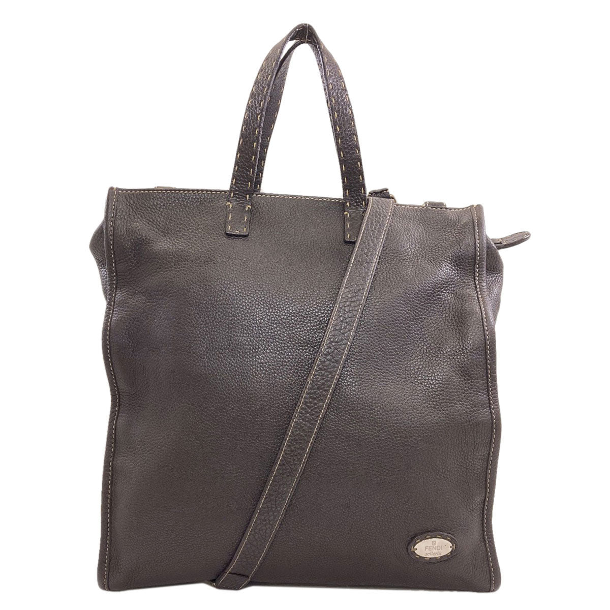 FENDI Seleria 2WAY Handbag Leather Ladies [Used]