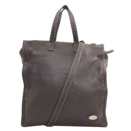 FENDI Seleria 2WAY Handbag Leather Ladies [Used]