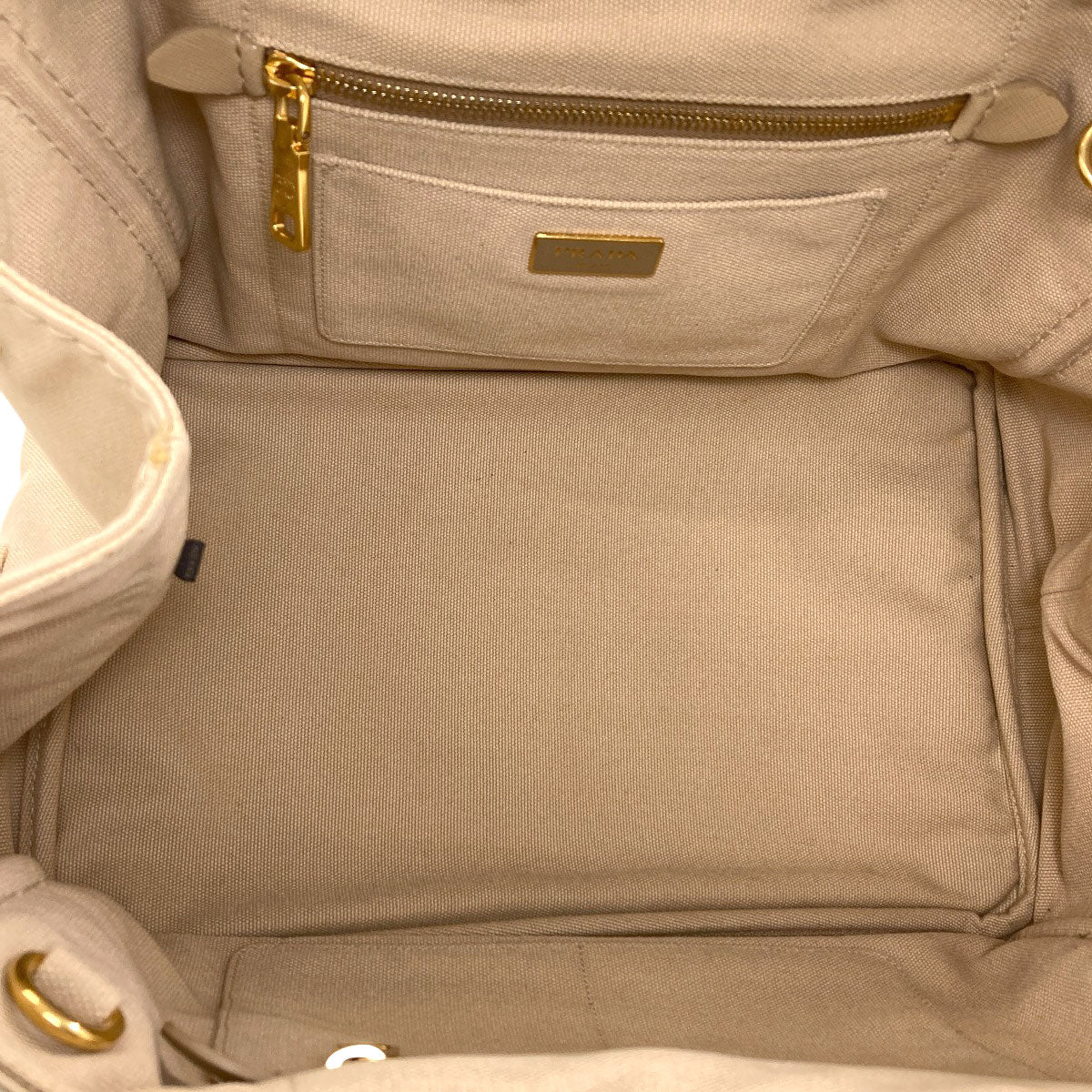 PRADA BN2642 Canapa 2WAY Handbag Canvas Ladies [Used]