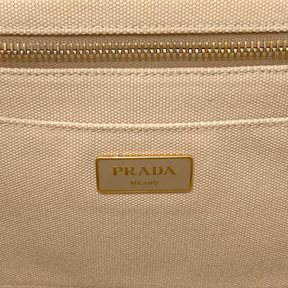 PRADA BN2642 Canapa 2WAY Handbag Canvas Ladies [Used]