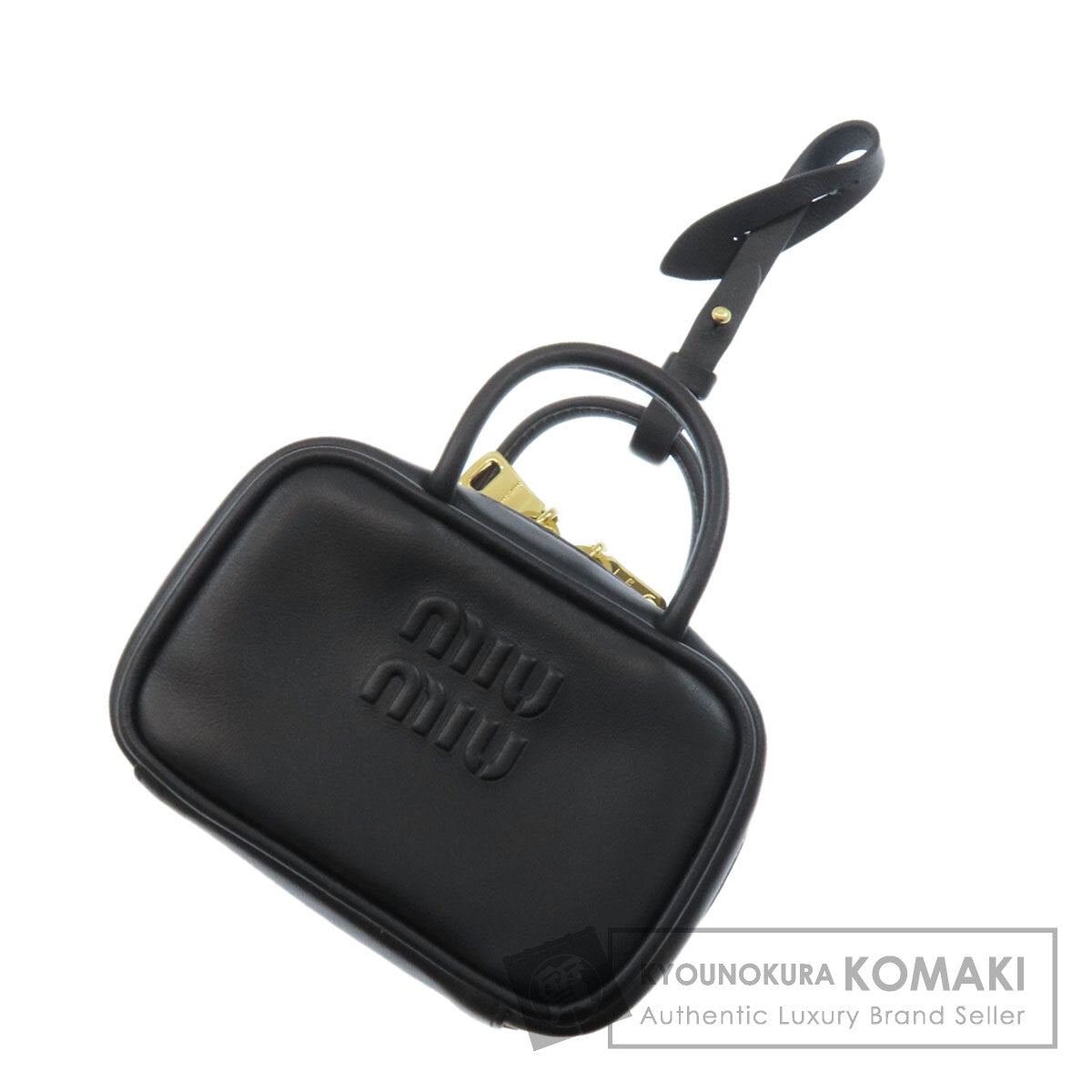 MIUMIU 5NR036 Bag charm key ring Calf Ladies [Used]