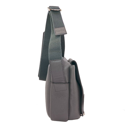 LOEWE Military Messenger Bag XS Anagram Shoulder Bag Calf mens [Used]