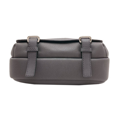 LOEWE Military Messenger Bag XS Anagram Shoulder Bag Calf mens [Used]