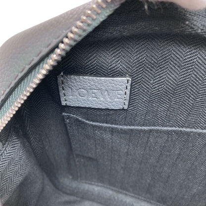 LOEWE Military Messenger Bag XS Anagram Shoulder Bag Calf mens [Used]