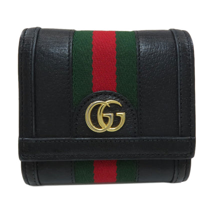 GUCCI 598662 Ofidia Bifold Wallet with Coin Pocket Leather Ladies [Used]