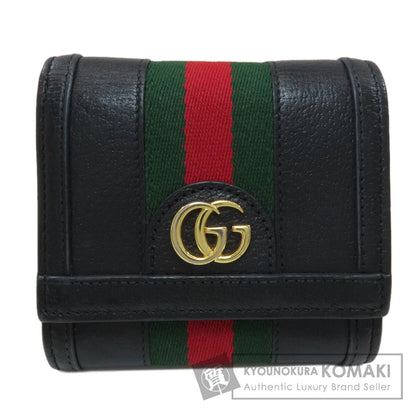 GUCCI 598662 Ofidia Bifold Wallet with Coin Pocket Leather Ladies [Used]