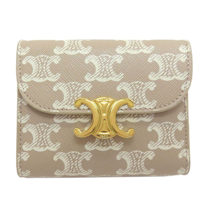 CELINE Small flap wallet Tri-fold wallet (with Coin Pocket) Leather Ladies [Used]
