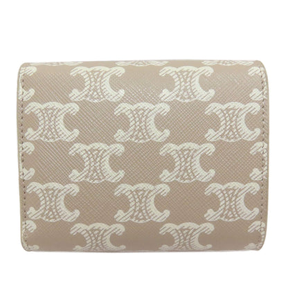 CELINE Small flap wallet Tri-fold wallet (with Coin Pocket) Leather Ladies [Used]
