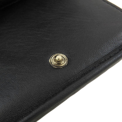 CHANEL Matelasse Compact Wallet Gold Hardware Tri-fold wallet (with Coin Pocket) Lambskin Ladies [Used]