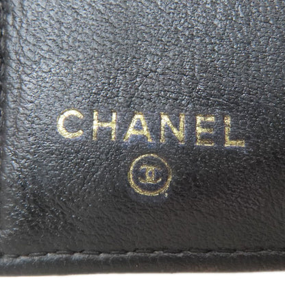 CHANEL Matelasse Compact Wallet Gold Hardware Tri-fold wallet (with Coin Pocket) Lambskin Ladies [Used]