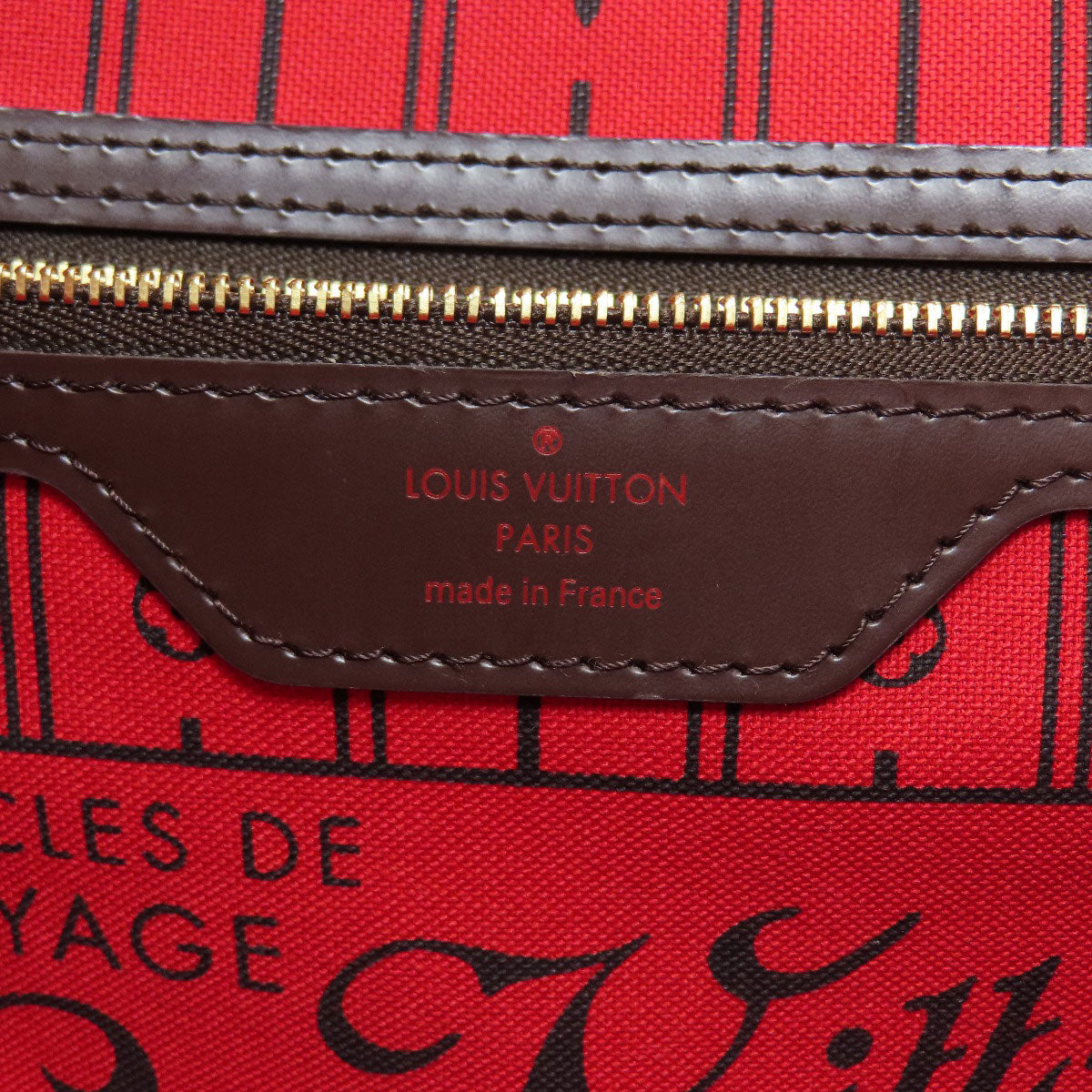 LOUIS VUITTON N51109 Neverfull PM Tote Bag Damier canvas Ladies [Used]