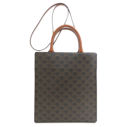 CELINE Vertical Cabas Triomphe 2WAY Tote Bag PVC Ladies [Used]