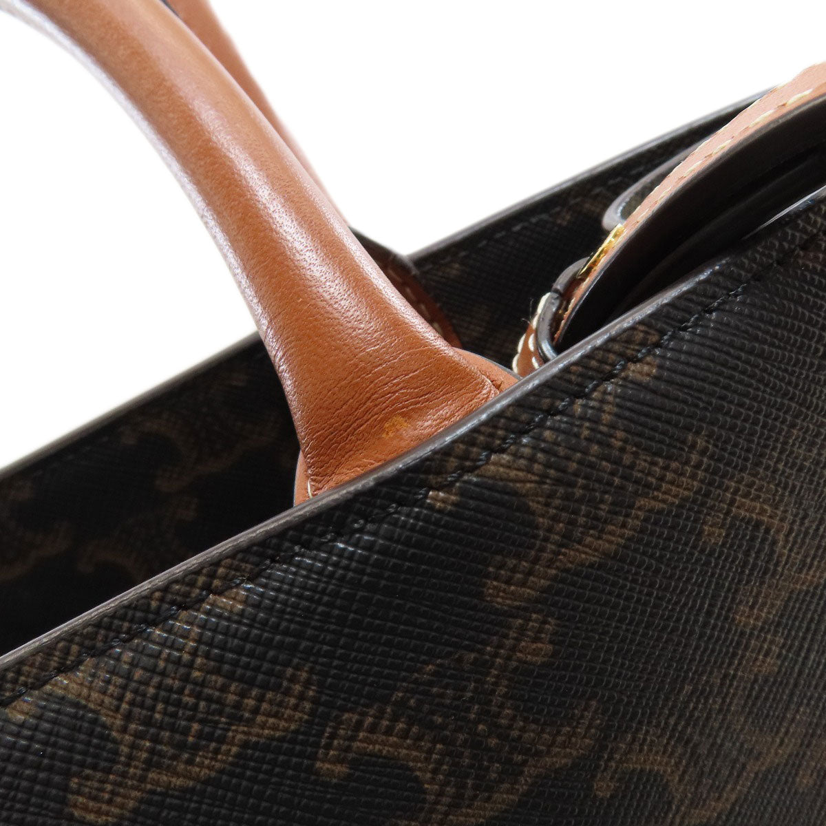 CELINE Vertical Cabas Triomphe 2WAY Tote Bag PVC Ladies [Used]