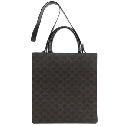 CELINE Vertical Cabas Triomphe 2WAY Tote Bag PVC Ladies [Used]