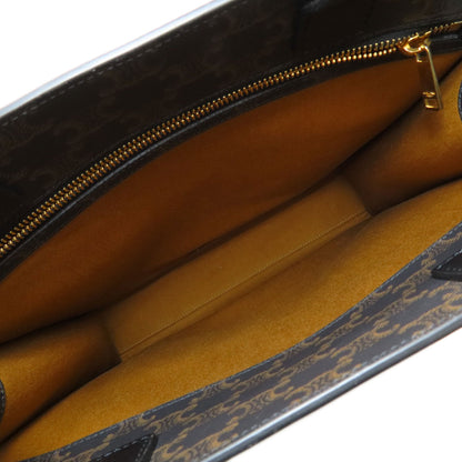 CELINE Vertical Cabas Triomphe 2WAY Tote Bag PVC Ladies [Used]