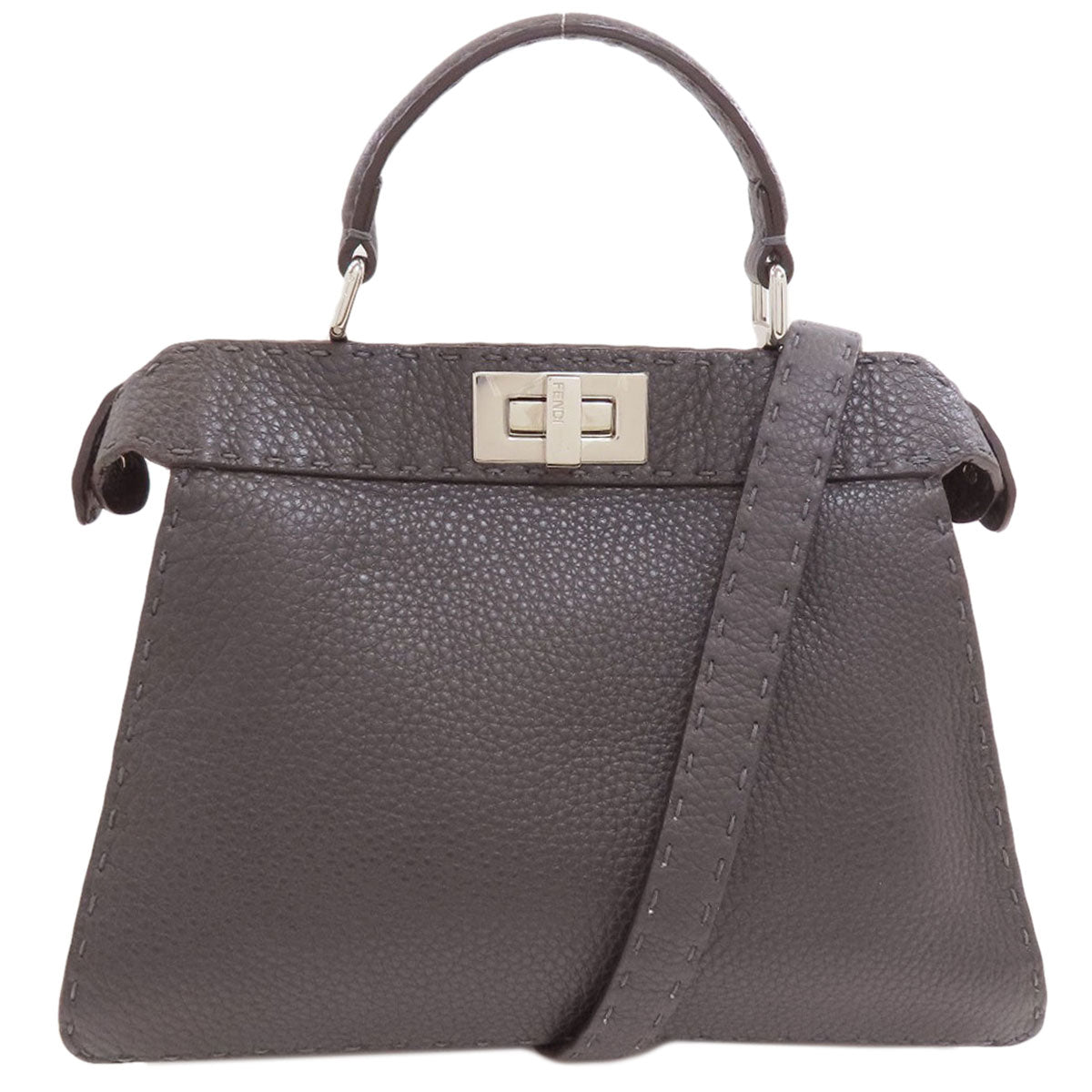 FENDI Peekaboo iSeeU Selleria 2WAY Handbag Calf Ladies [Used]