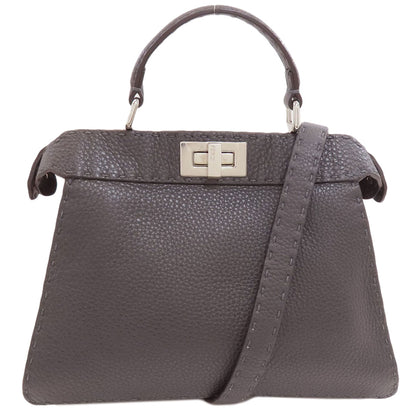 FENDI Peekaboo iSeeU Selleria 2WAY Handbag Calf Ladies [Used]