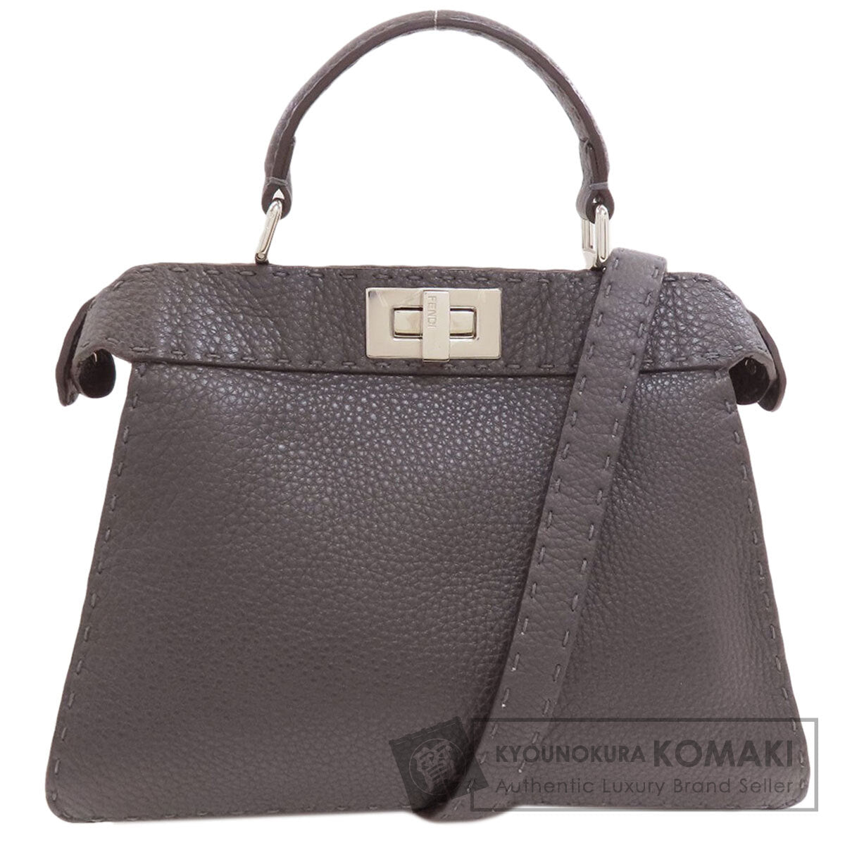 FENDI Peekaboo iSeeU Selleria 2WAY Handbag Calf Ladies [Used]