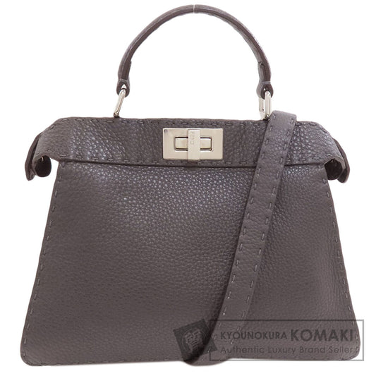 FENDI Peekaboo iSeeU Selleria 2WAY Handbag Calf Ladies [Used]