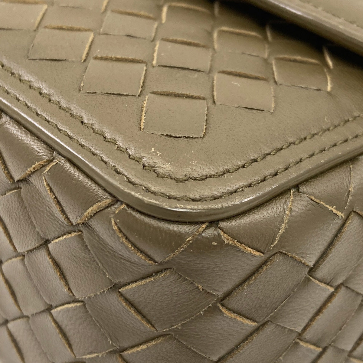 BOTTEGA VENETA Almuna Intrecciato Handbag Calf Ladies [Used]