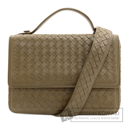 BOTTEGA VENETA Almuna Intrecciato Handbag Calf Ladies [Used]