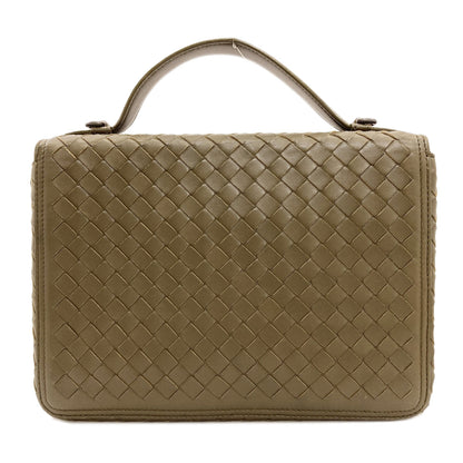 BOTTEGA VENETA Almuna Intrecciato Handbag Calf Ladies [Used]