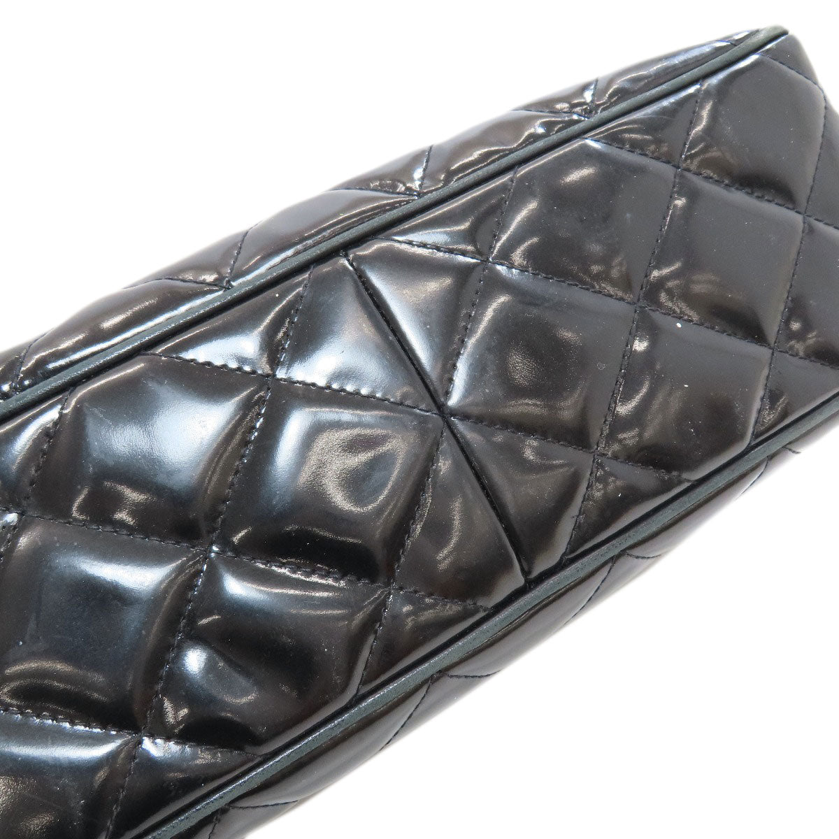 CHANEL Matelasse SilverHardware Tote Bag Enamel Ladies [Used]