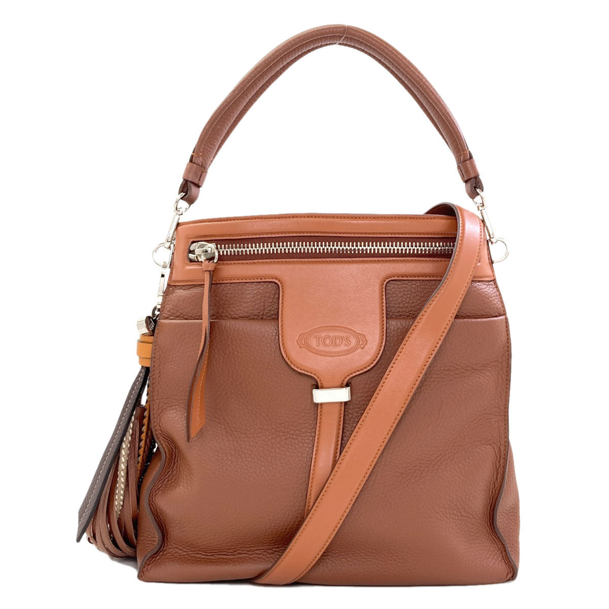 TODS 2WAY Handbag Leather Ladies [Used]