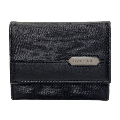 BVLGARI Serpenti Scalier Man Card Case Leather Ladies [Used]