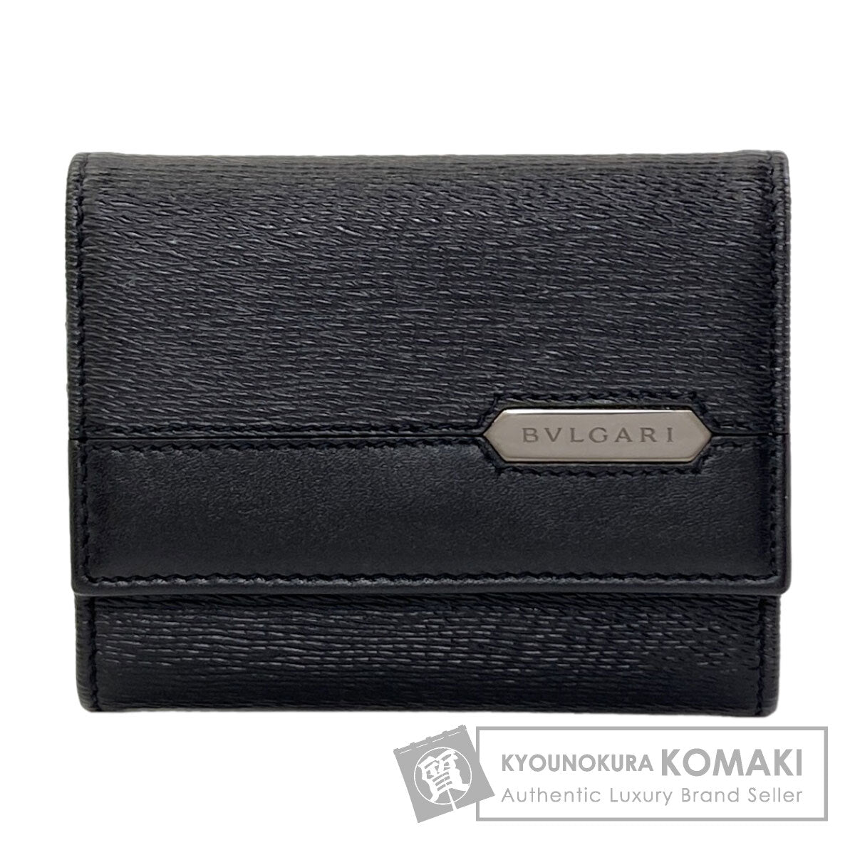 BVLGARI Serpenti Scalier Man Card Case Leather Ladies [Used]