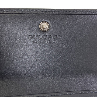 BVLGARI Serpenti Scalier Man Card Case Leather Ladies [Used]